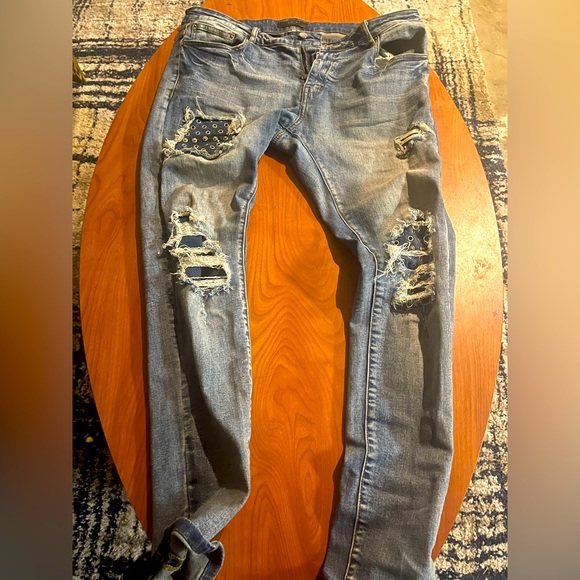 AMIRI Light Blue Denim Jeans